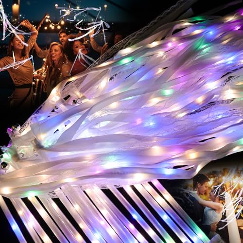 Light up Wedding Wands with Ribbons & Bells P3053