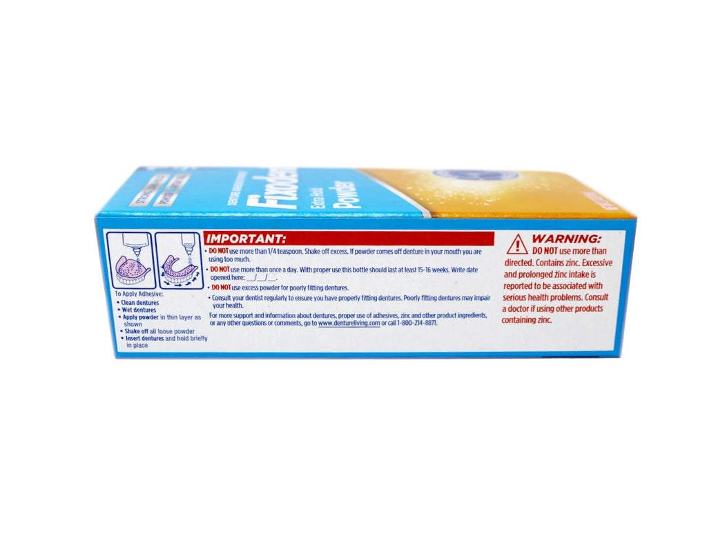 Denture Adhesive Powder Extra Hold 2.70 oz (Pack of 6) A9181