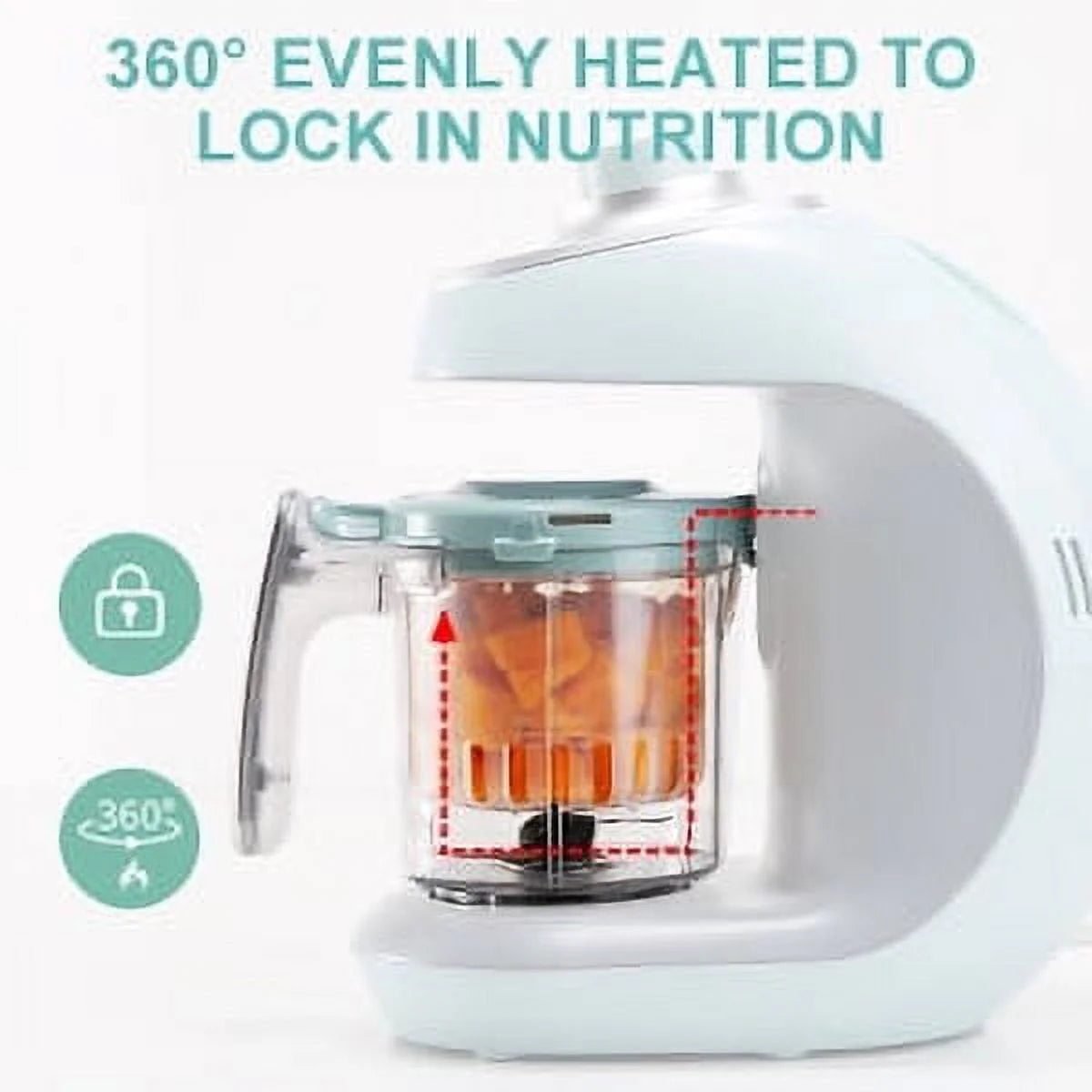 Baby Food Maker Processor Blender Grinder Steamer R9119