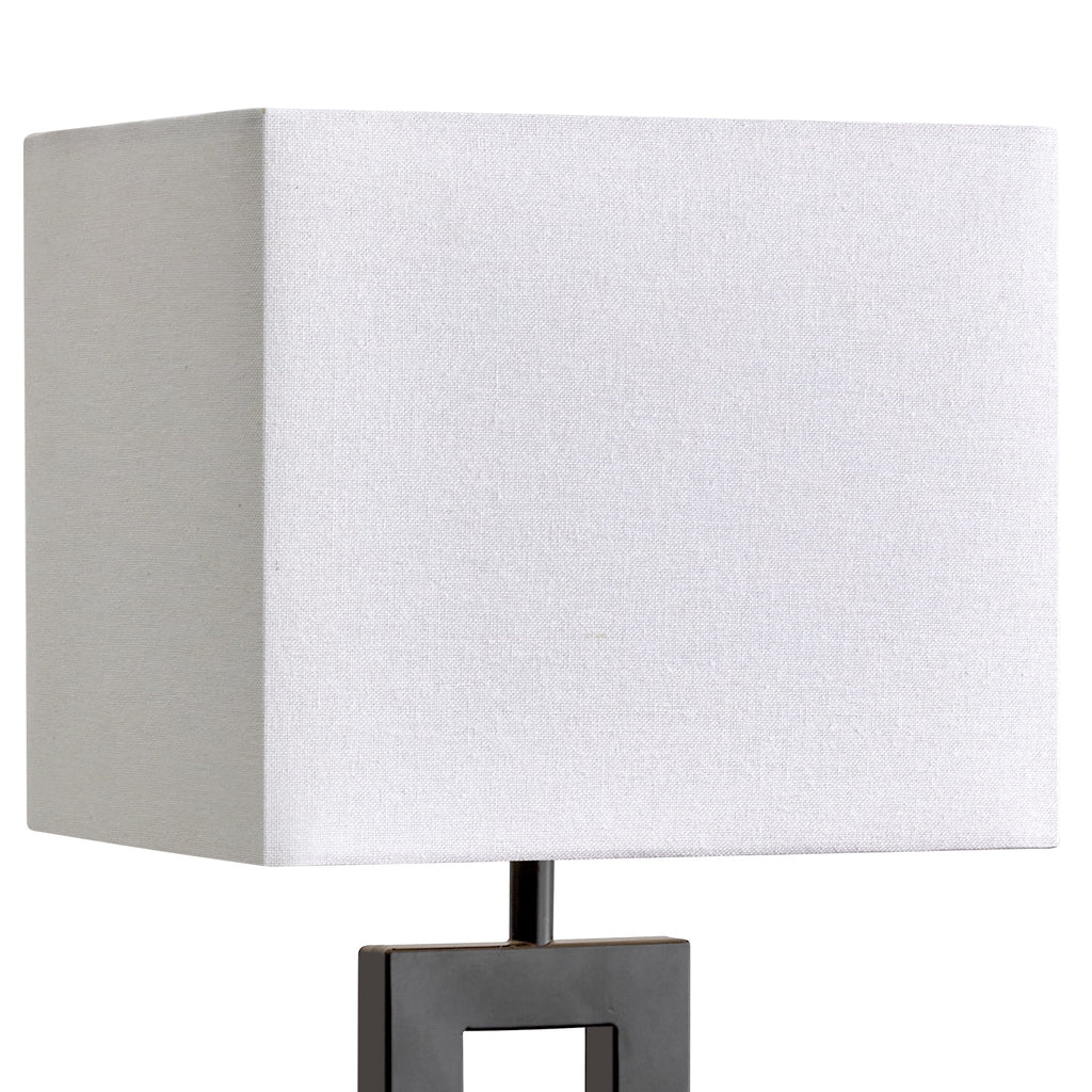 Modern Metal Table Lamp 18" Industrial Black C5051