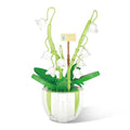White Bell Orchid Bouquet Building Block Set V61741
