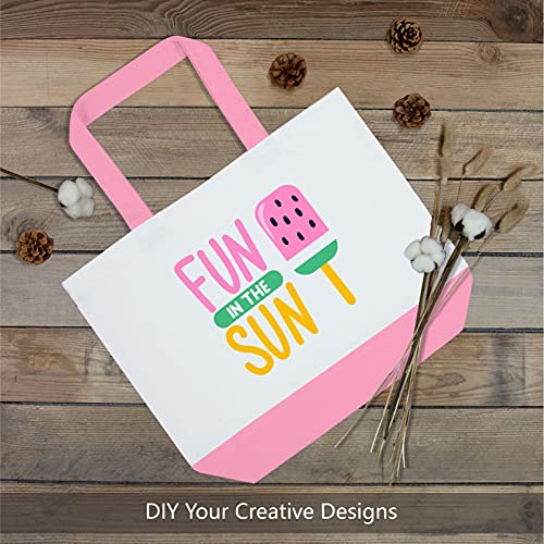 3-Pack 12oz Cotton Canvas Tote Bags M892096