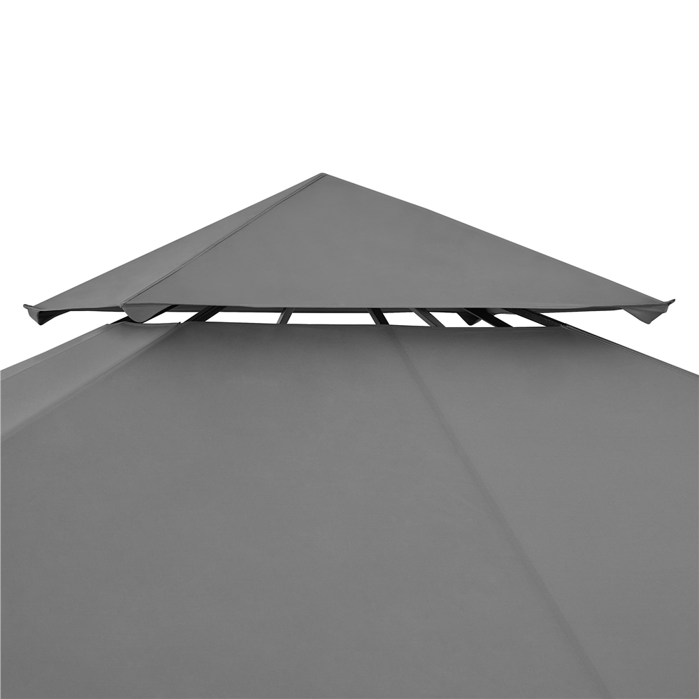 11×11 ft Outdoor Patio Gazebo Tent, Dark Gray V532366
