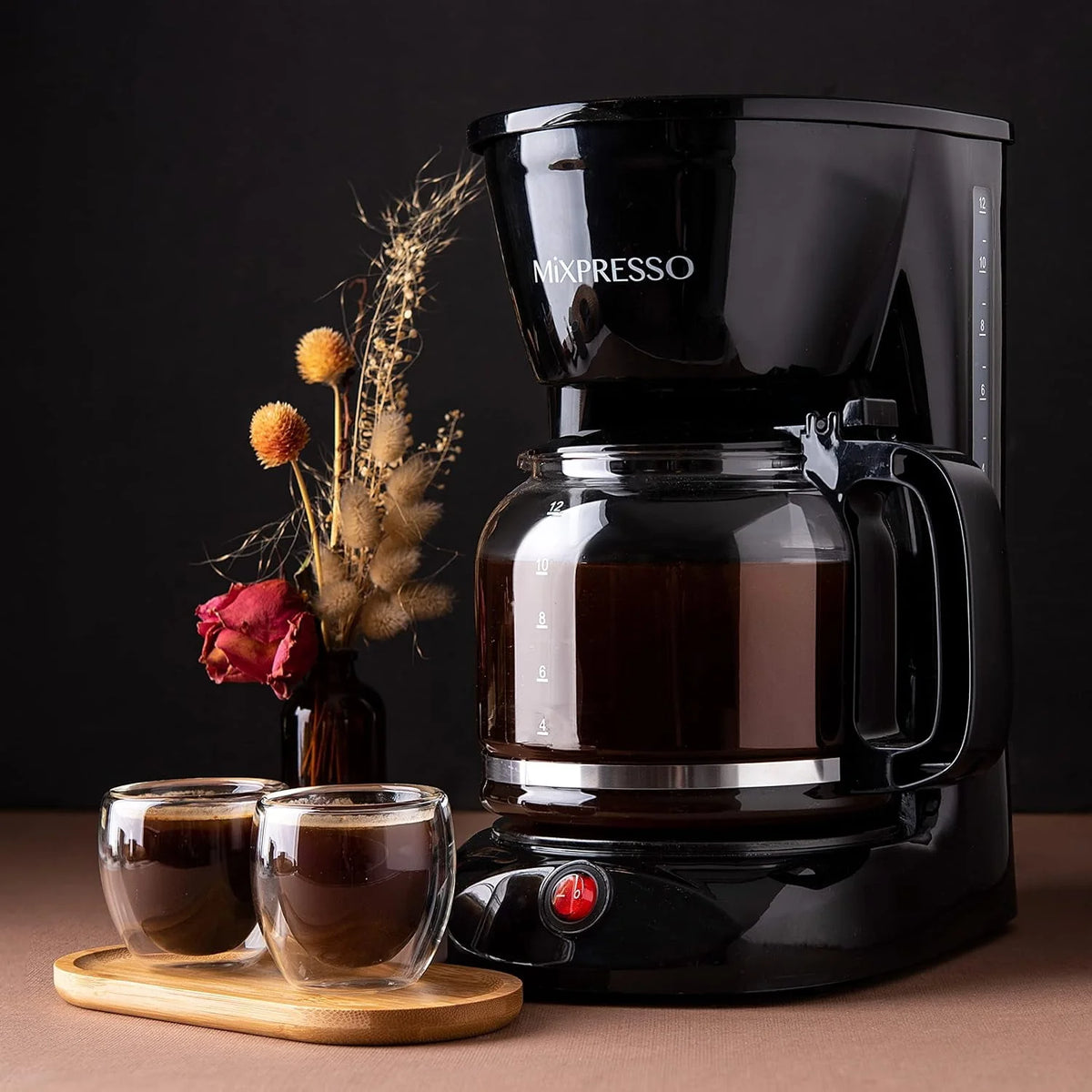 12 Cup Black Coffee Maker A835312
