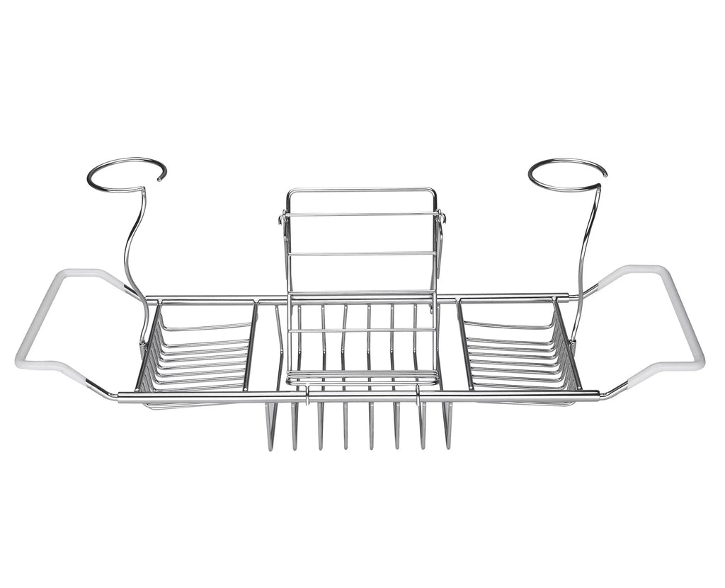 Stainless Steel Bathtub Caddy Tray with Extending Sides C2240