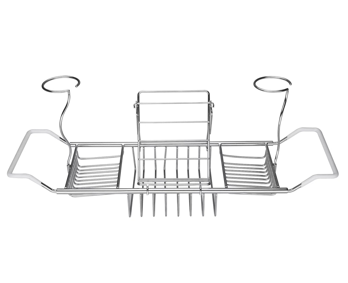 Stainless Steel Bathtub Caddy Tray with Extending Sides C2240