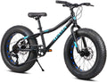 20 Inch Kids Fat Tire Bike with Shimano 7-Speed and Dual Disc Brake X7626