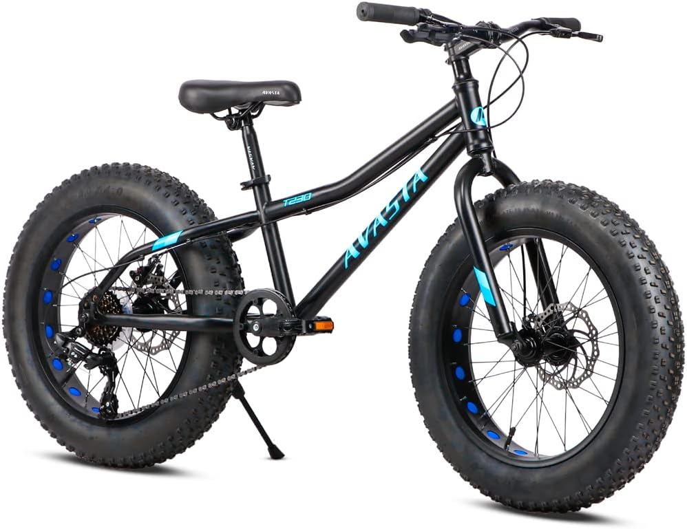 20 Inch Kids Fat Tire Bike with Shimano 7-Speed and Dual Disc Brake X7626