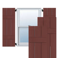 Exterior Real Wood Pine Board-n-Batten Shutters G7307
