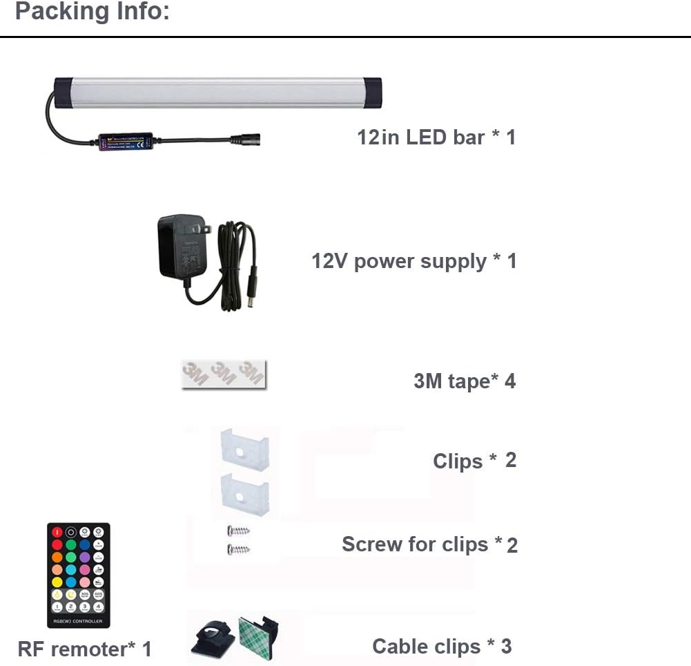Dimmable RGB LED Light Bar (24 Inch) V4266