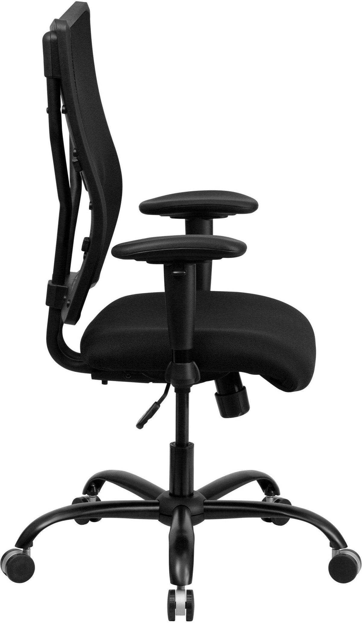 Black Mesh Office Chair with Arms, 400 lb. Capacity Z8766