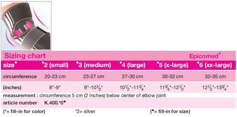 Silver Elbow Support R5013