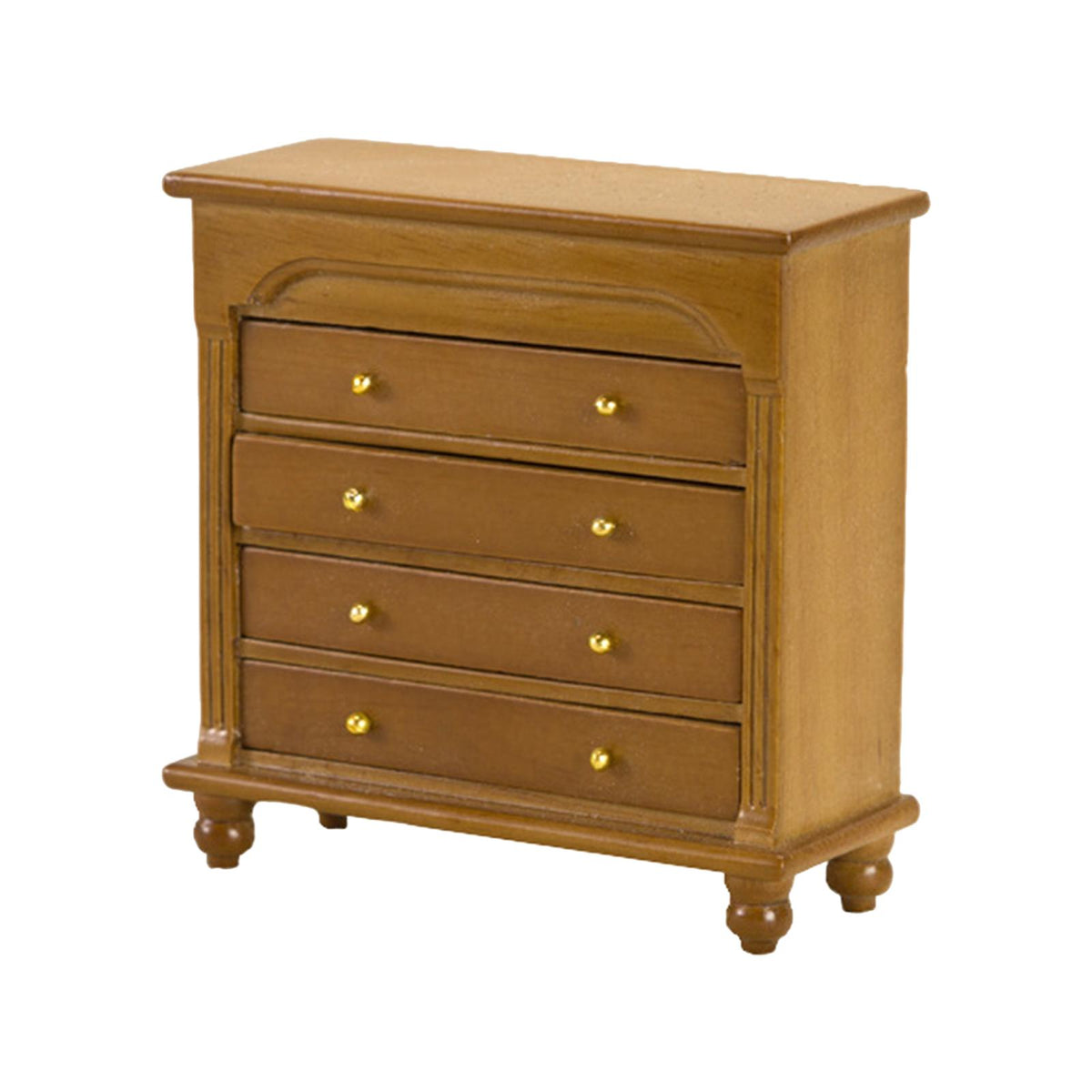 1/12 Scale Dollhouse Sideboard Miniature Cabinet Simulation Furniture Model walnut color V327