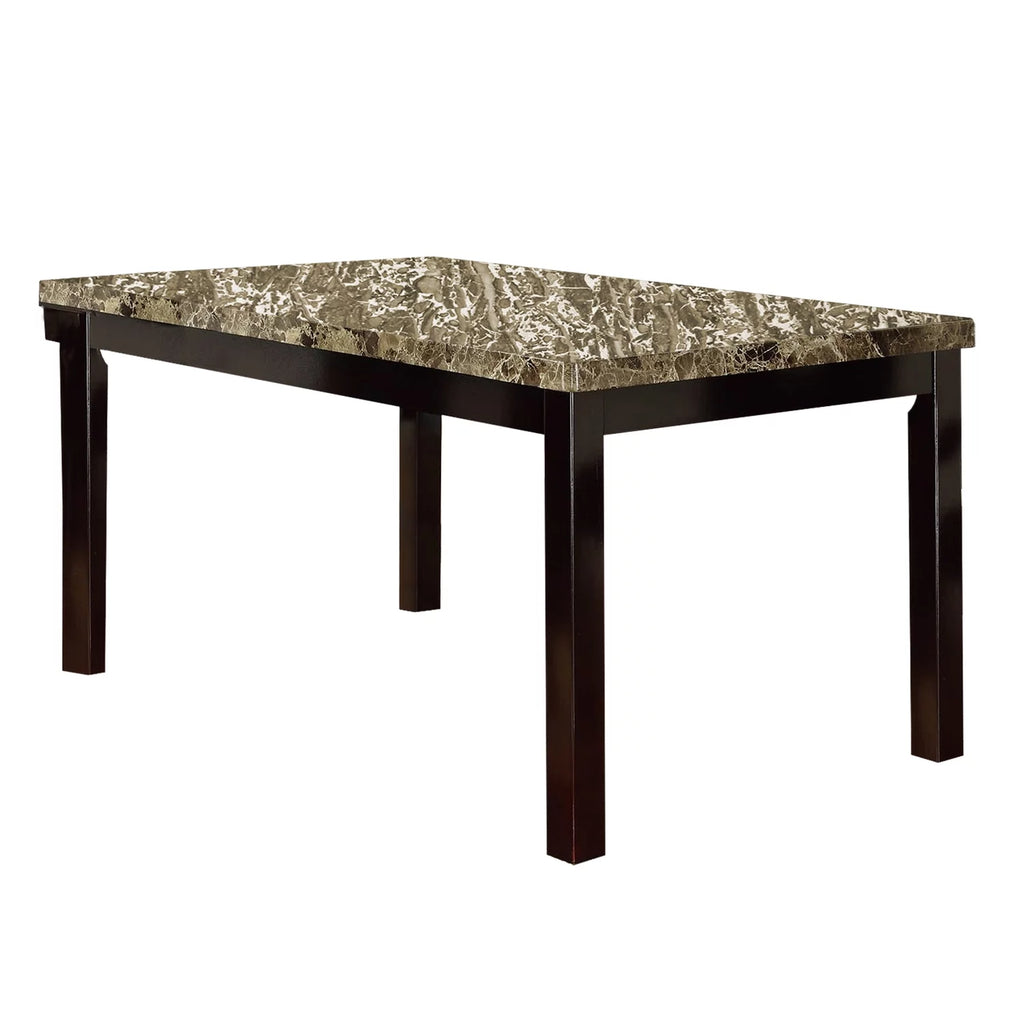 Faux Marble Pine Wood Dining Table L629104