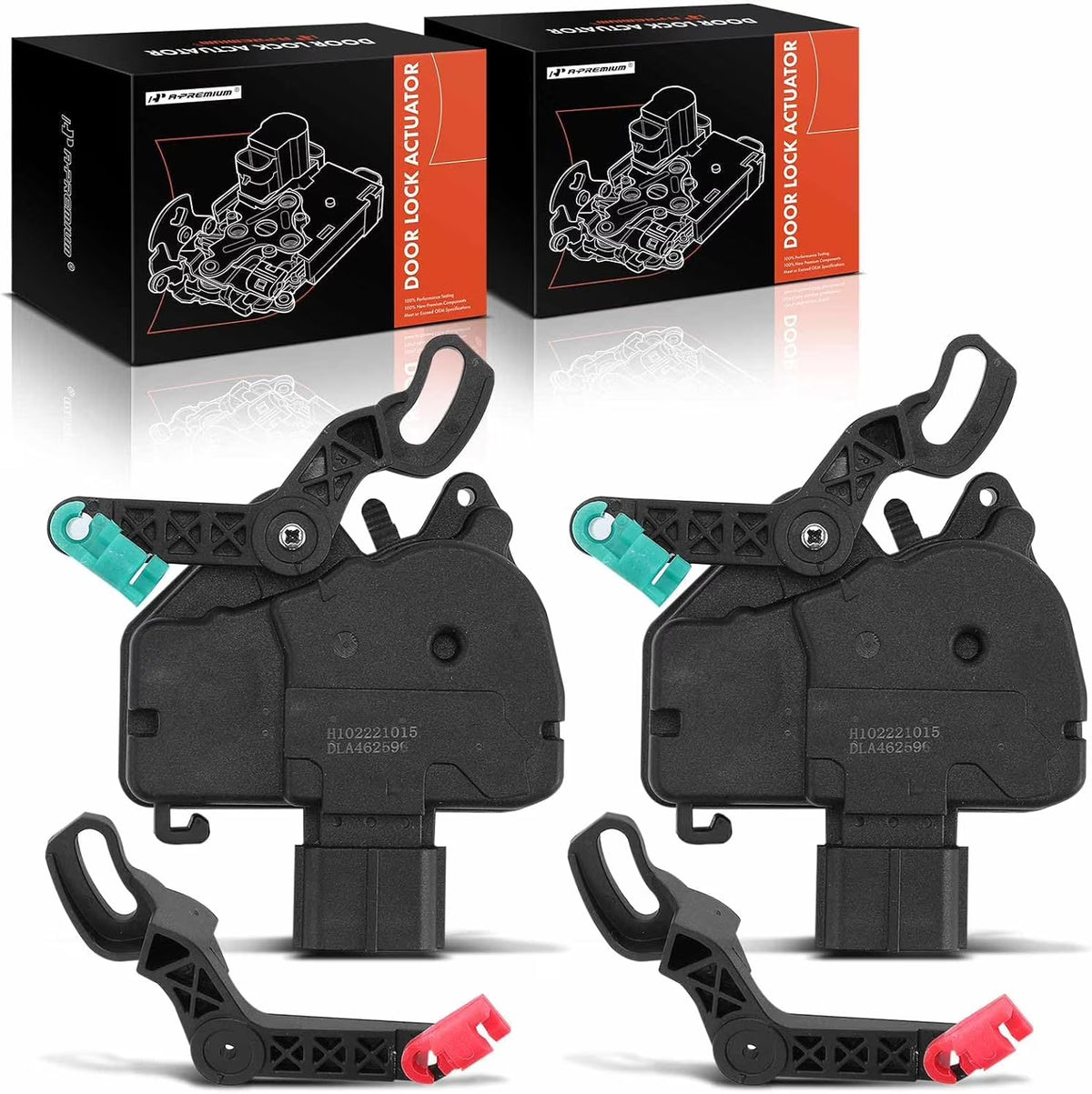 Sliding Door Power Lock Actuators Motors Replacement 2-PC Set B506249