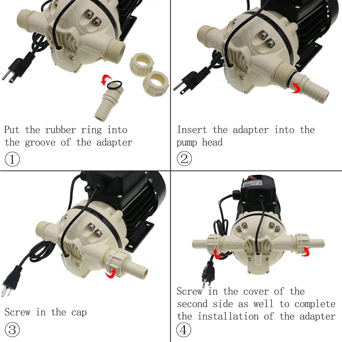 Industrial Water Pressure Pump, 9.2 GPM, 115VAC, 23PSI, 370W K380362