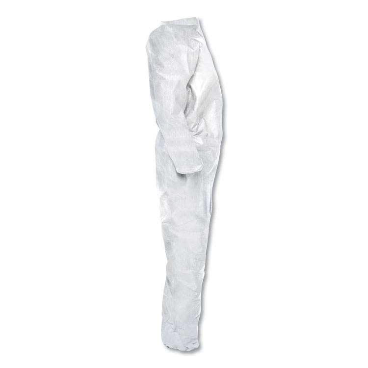 White Breathable Particle-Pro Coveralls Zip XL 24/Carton E28609