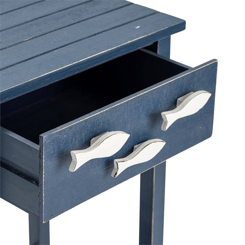 Navy 1 Drawer Accent Table K59603