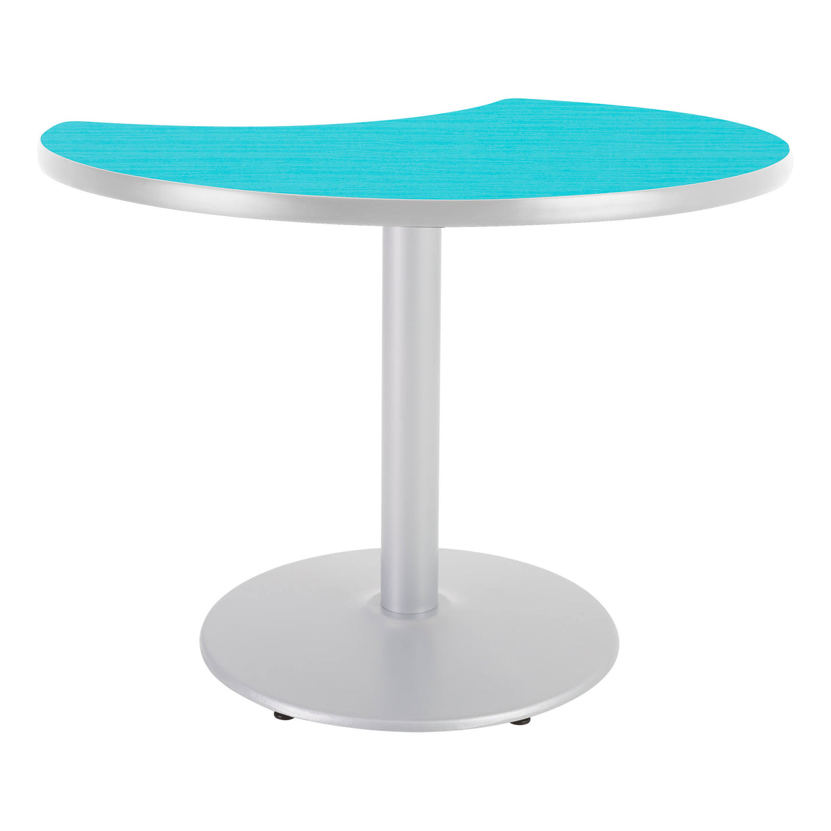 Crescent Pedestal Cafe Table with Round Base D5797