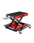 1100LBS Motorcycle Scissor Lift Jack with Dolly Wheels U70034