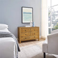 Rustic Wood 5-Drawer Dresser Y71344