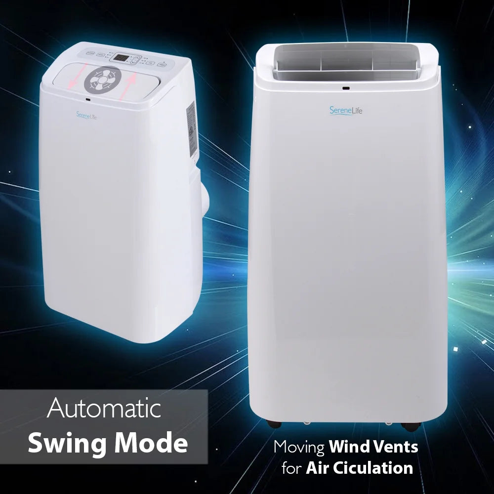12,000 BTU Portable Air Conditioner with Dehumidifier and Fan Modes K682888