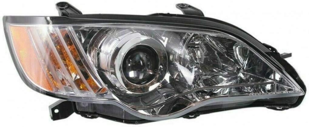 Subaru Legacy Headlight Assembly 2008 2009 Pair w/Bulbs M169828