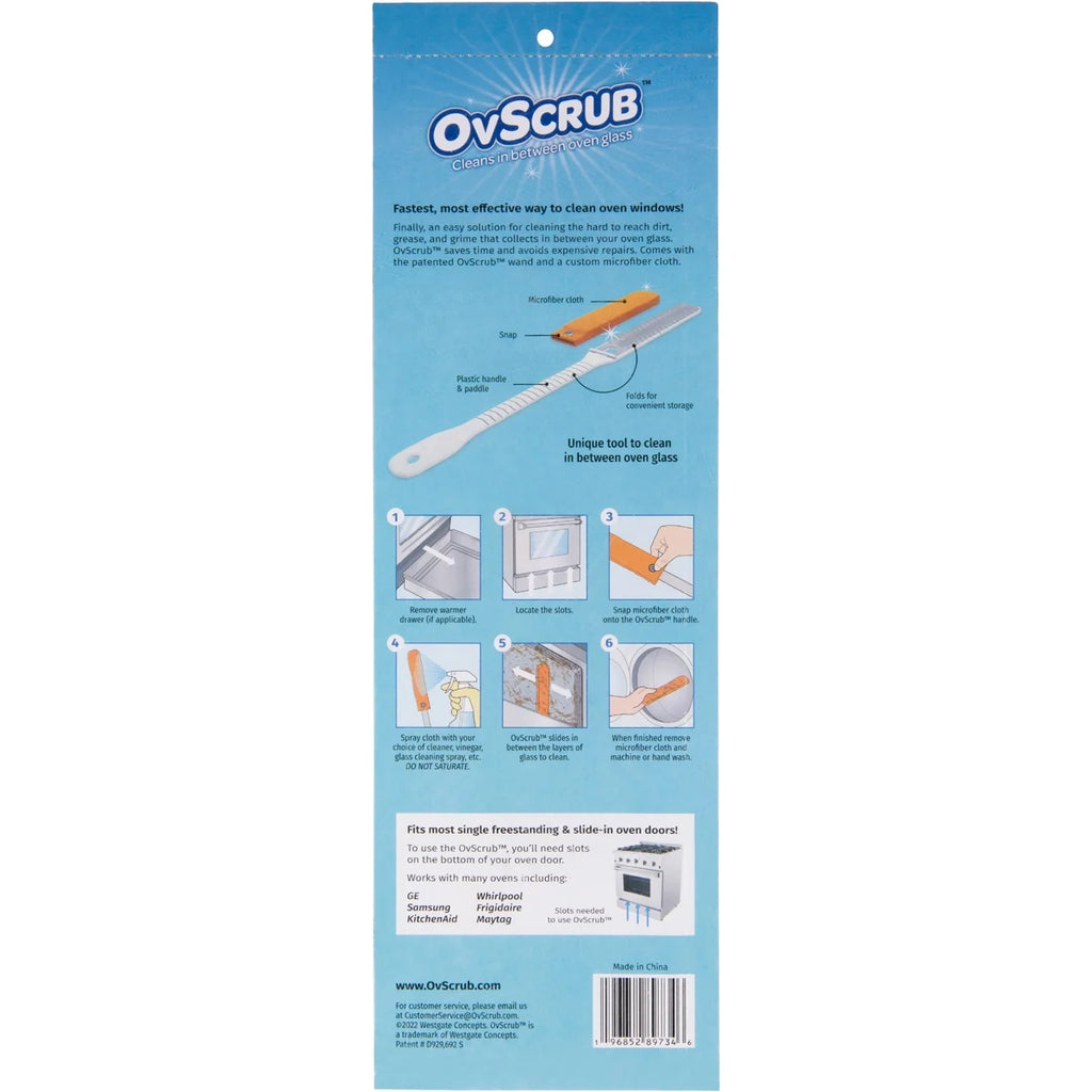Oven Glass Cleaner with Microfiber Cloth C348471