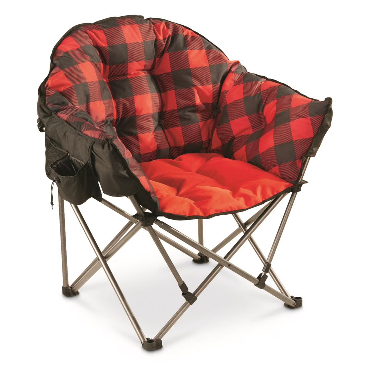 Oversized Folding Camping Chair with Padded Seats, 500-lb. Capacity Q128133