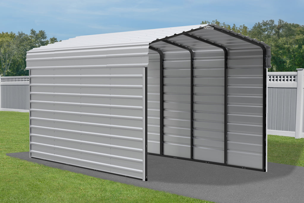 Galvanized Steel Carport Kit, 10' x 20' x 9' V7105