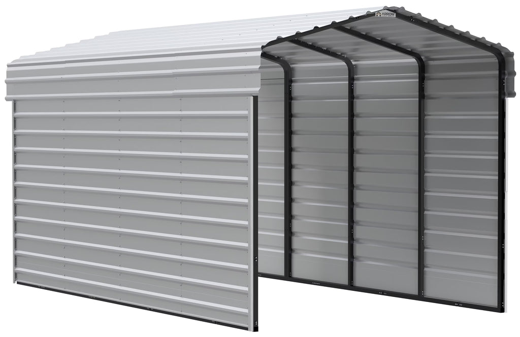 Galvanized Steel Carport Kit, 10' x 20' x 9' V7105
