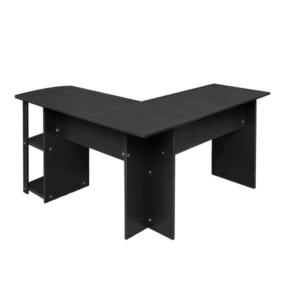 L-Shaped Computer Desk with Bookshelves W364566