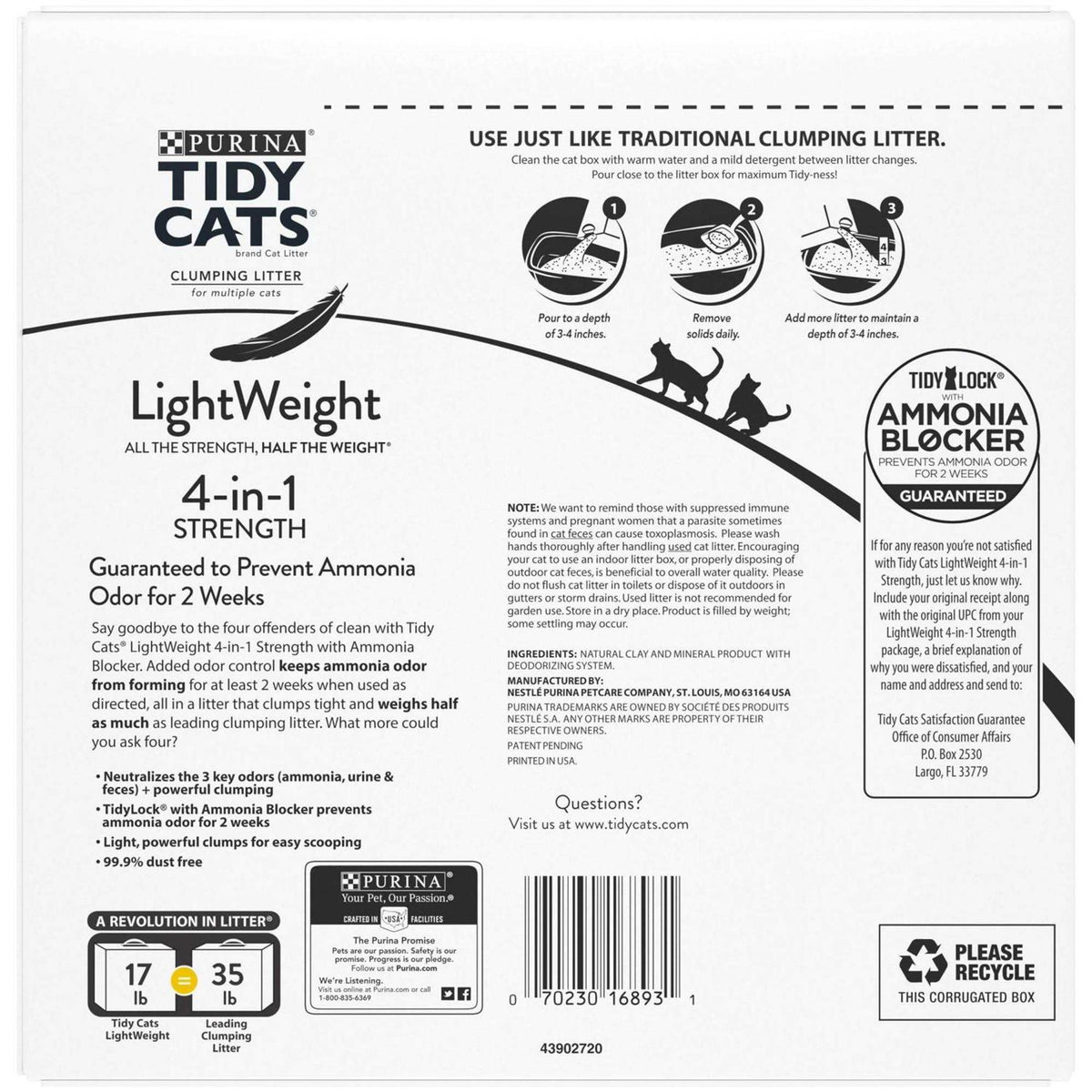 Low Dust Clumping Cat Litter I36402