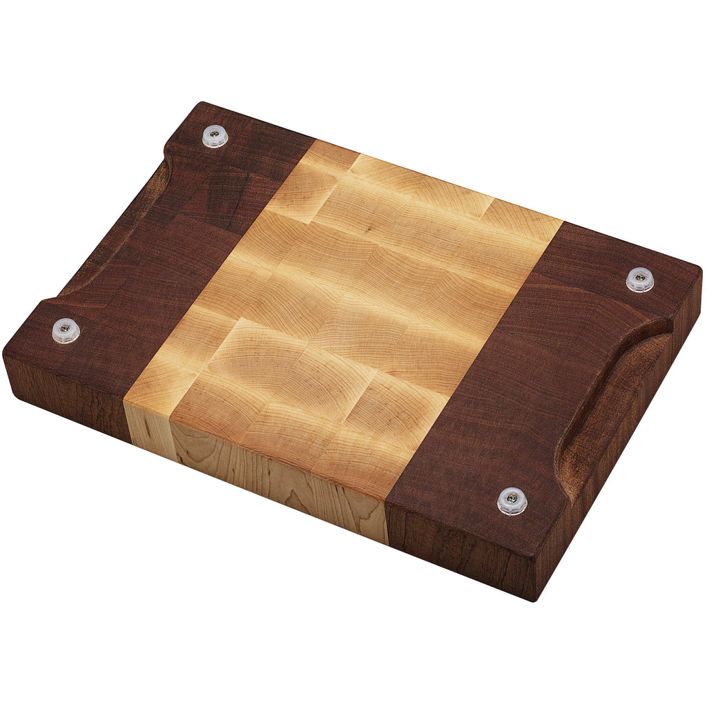 Mahogany Maple Epoxy Wood End Grain Cutting Board A64397