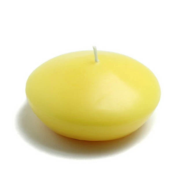 Yellow Floating Candles 24 Pcs O493352