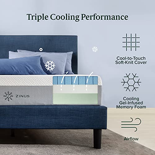 10 Inch Cooling Gel Memory Foam Queen Mattress Y2599
