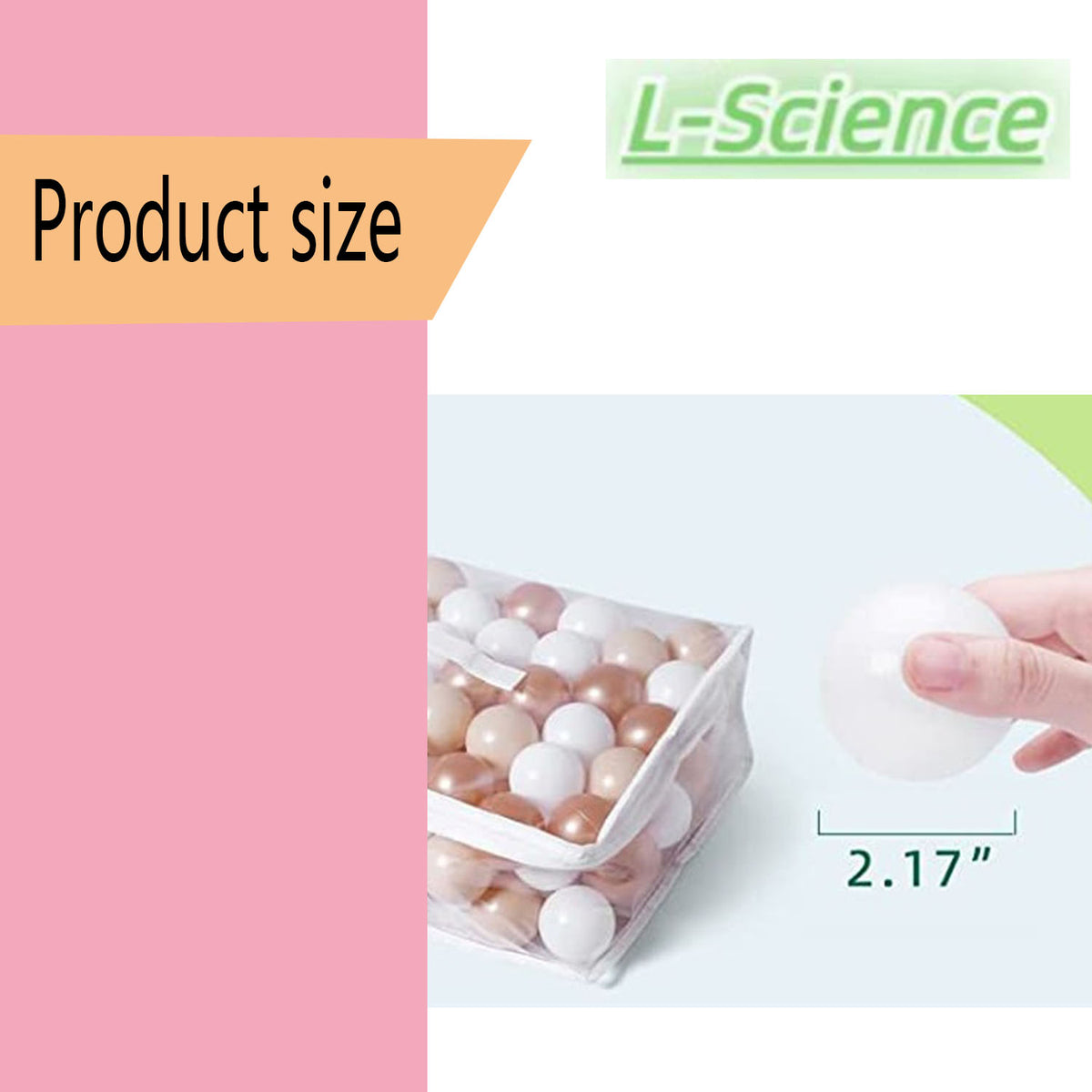 100pcs Plastic Balls for Ball Pit K73817