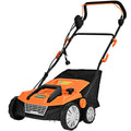 13Amp Corded Electric Lawn Dethatcher with 50L Collection Bag Q994