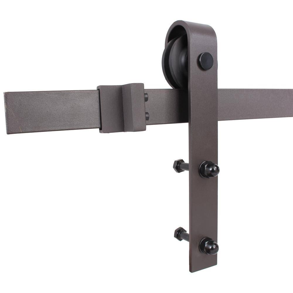 Sage Green Double Barn Door with Hardware Kit V4553