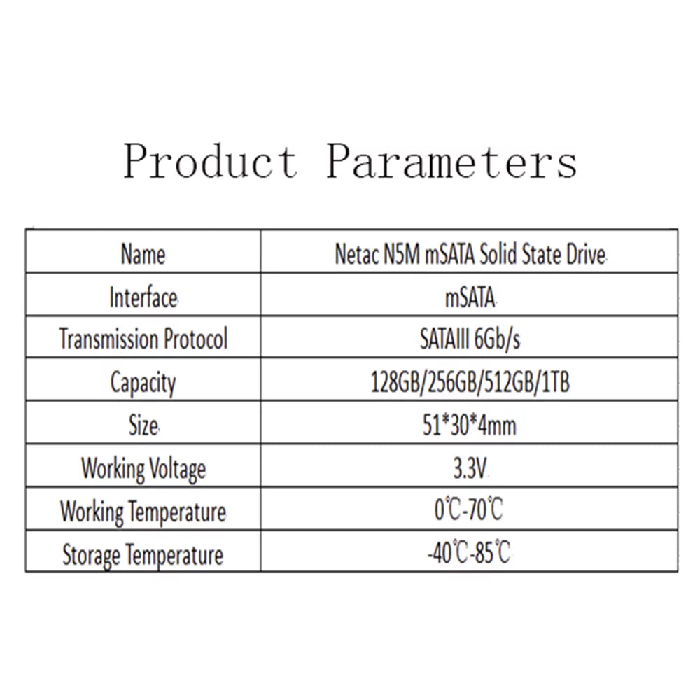 256GB Solid State Drive S918