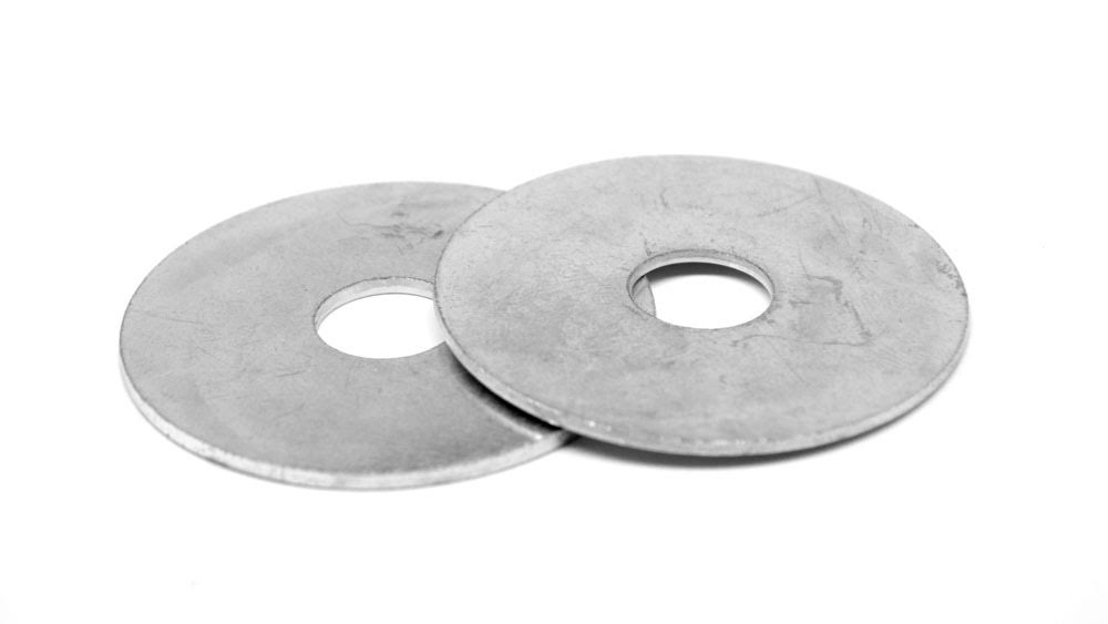 1/4x22 x 1 1/2x22 Low Carbon Steel Zinc Plated Fender Washer Pk 764 A71635
