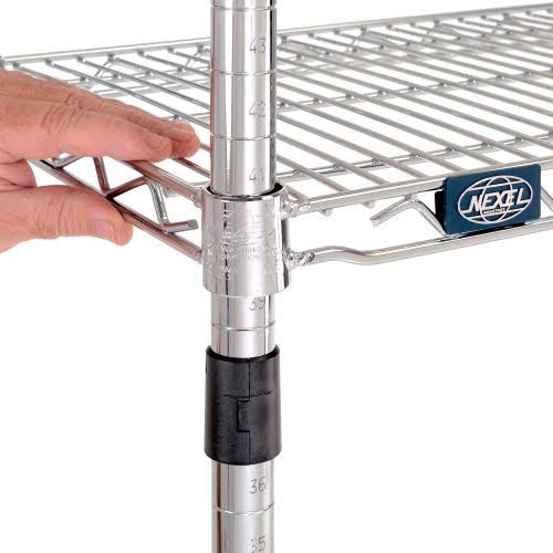 Chrome Wire Shelving Starter 30x22W x 14x22D x 74x22H S4849