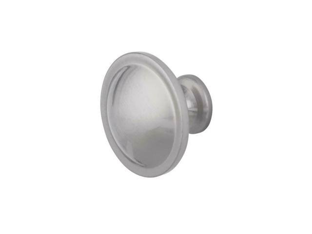 Satin Nickel Round Cabinet Knob (10-Pack) B173097