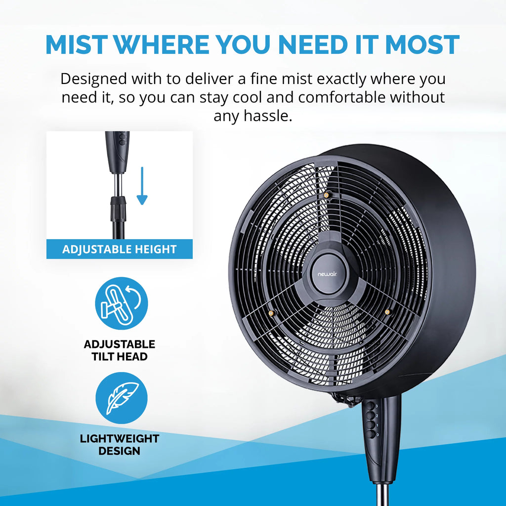 Outdoor Misting Fan & Pedestal Fan Q5725