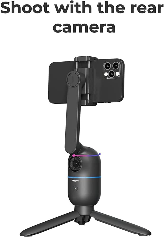 AI-Powered Auto-Tracking Camera Phone Mount Bundle Z493
