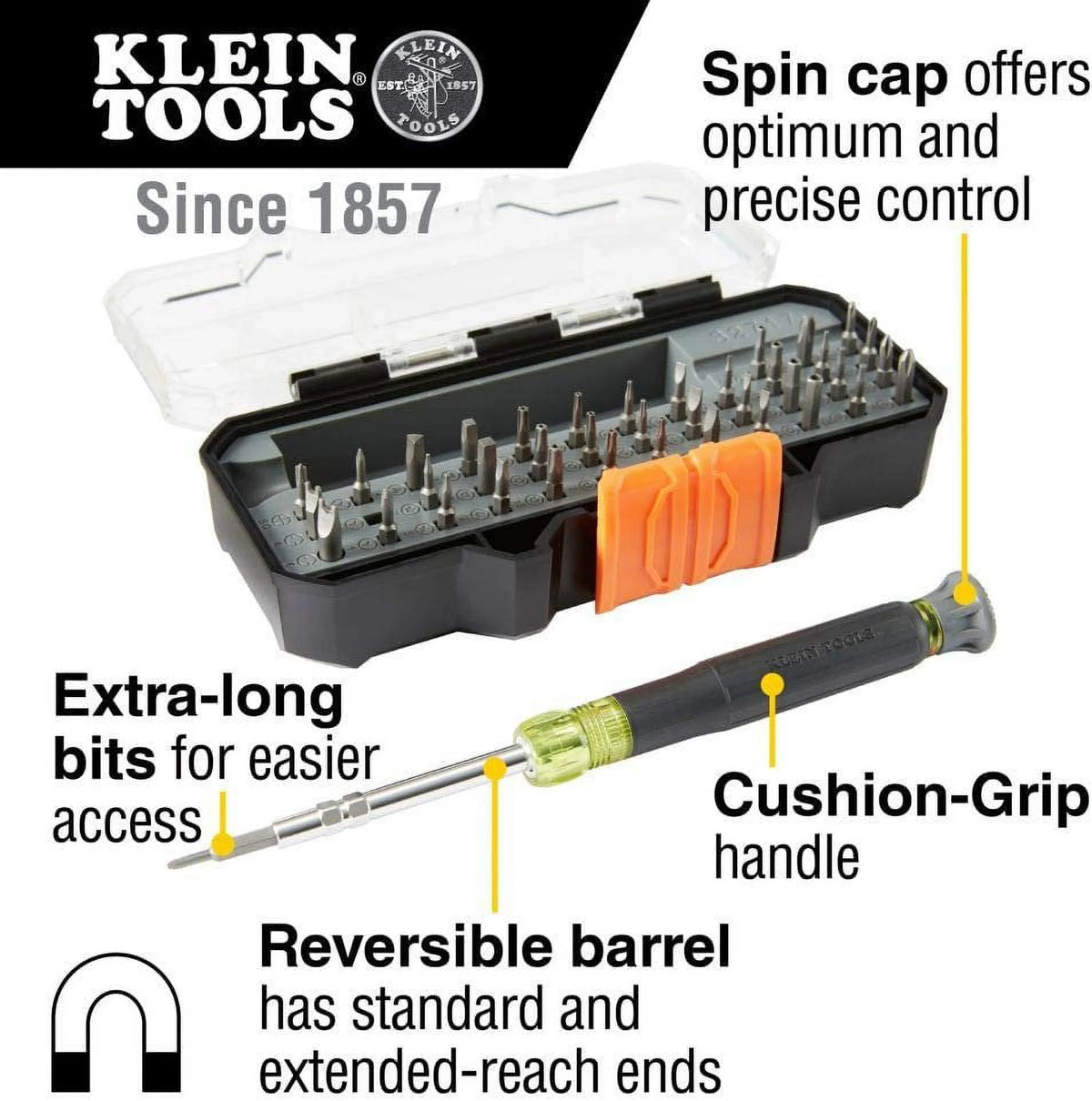 Precision Screwdriver Set with Case, 39 Bits X401279
