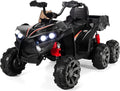 12V Battery Powered 6 Wheels Electric Ride on ATV (Black) J750105
