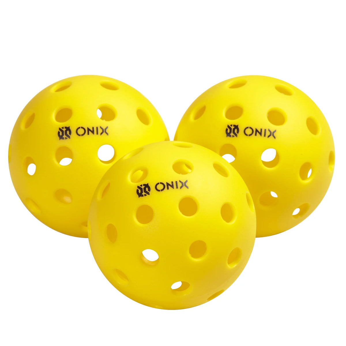 Yellow 3-Pack Outdoor Pickleball Balls Z296768