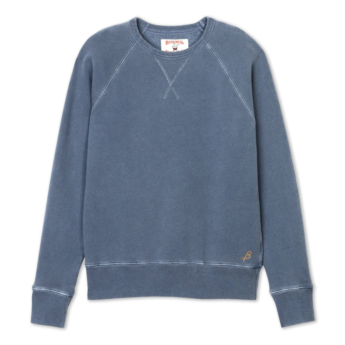 Indigo Garment Dyed Raglan Crew H602