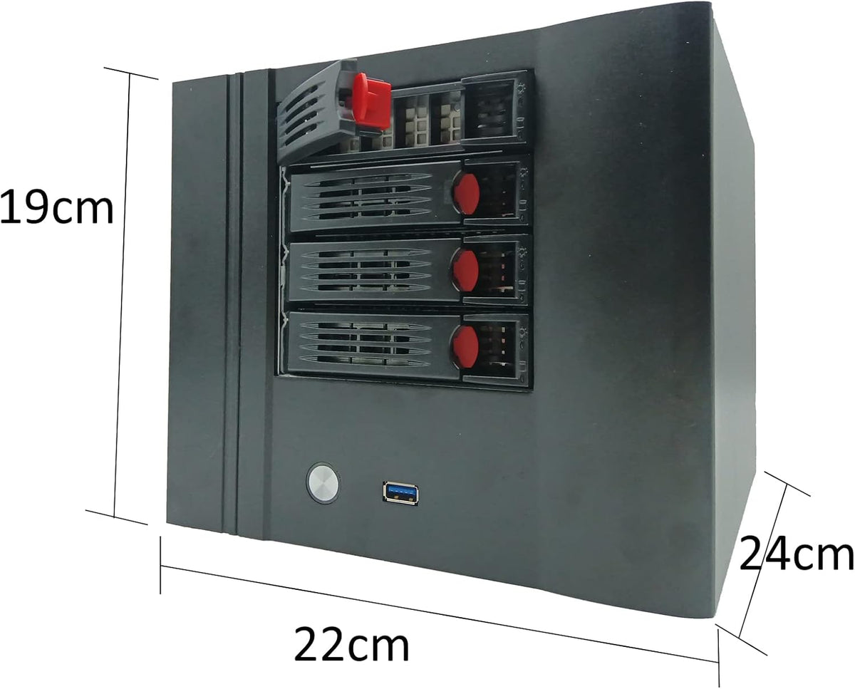 4 Bay NAS Case with Hot Swap Backplane O901729